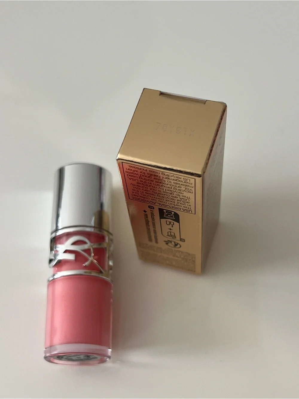 Yves Saint Laurent YSL Loveshine Plumping Lip Oil Gloss - 02 Lucky Moonstone - Picture 6 of 9